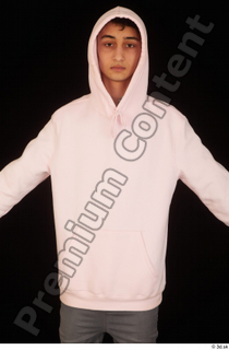 Danior casual dressed upper body white hoodie 0001.jpg